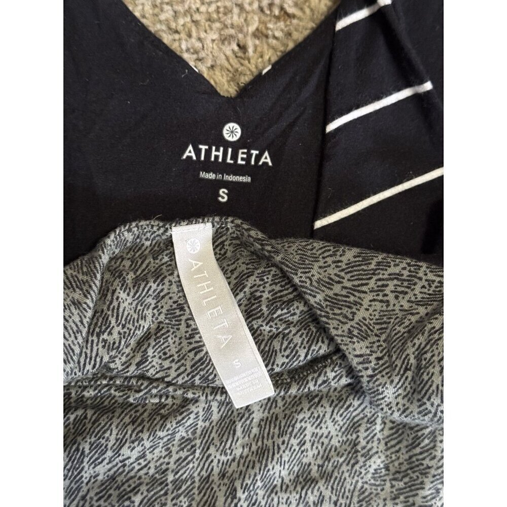 ATHLETA Shift A-line Dress Athleisure Tennis Travel Preppy Casual Lot Of 2 SMALL - Picture 9 of 11